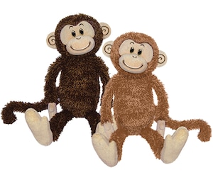 Monty Monkeys w/ Velcro Hands